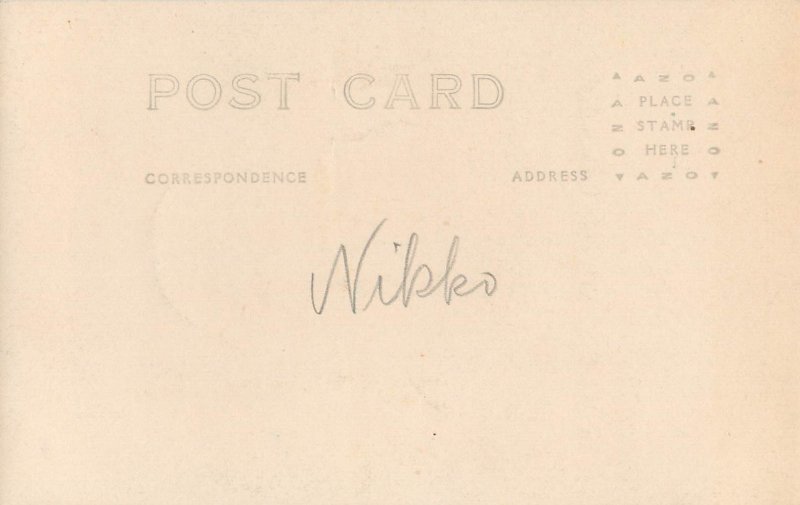 Japan Nikko real photo postcards