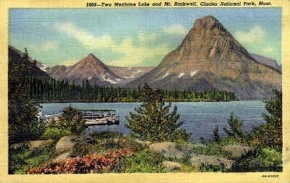 Two Medicine Lake and Mt. Rockwell in Glacier National Park, Montana