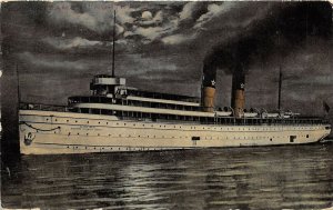 Steamer North West 1912 Postcard Northern Steamship Company