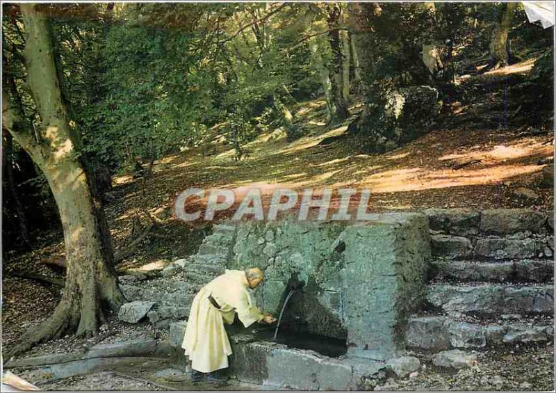 Postcard Modern Sanctuaries France La Sainte Baume (Var) The Fountain of Nans...