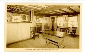 MA - South Sudbury. The Wayside Inn, Tap Room     RPPC