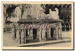 Postcard Ancient Church Of Brou Tombeau De Philibert Le Beau