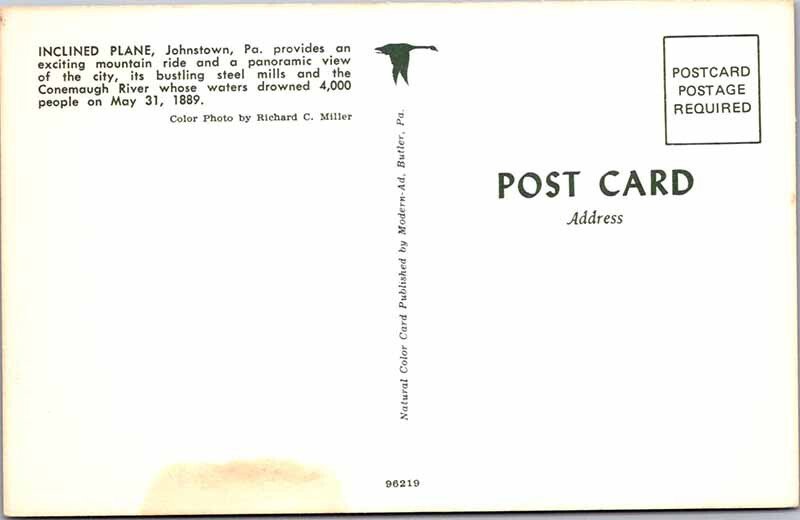 Postcard PEOPLE SCENE Johnstown Pennsylvania PA AK8958