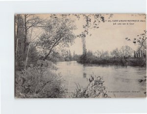 Postcard Joli coin sur le Cher, Saint-Amand-Montrond, France