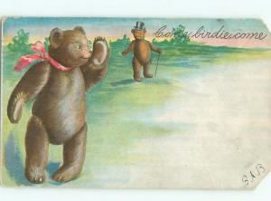 Pre-Linen HUMANIZED BEARS WEARING CLOTHING AC5714