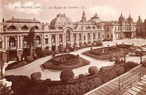 Le FaÁade du Casino Monte Carlo Unused 