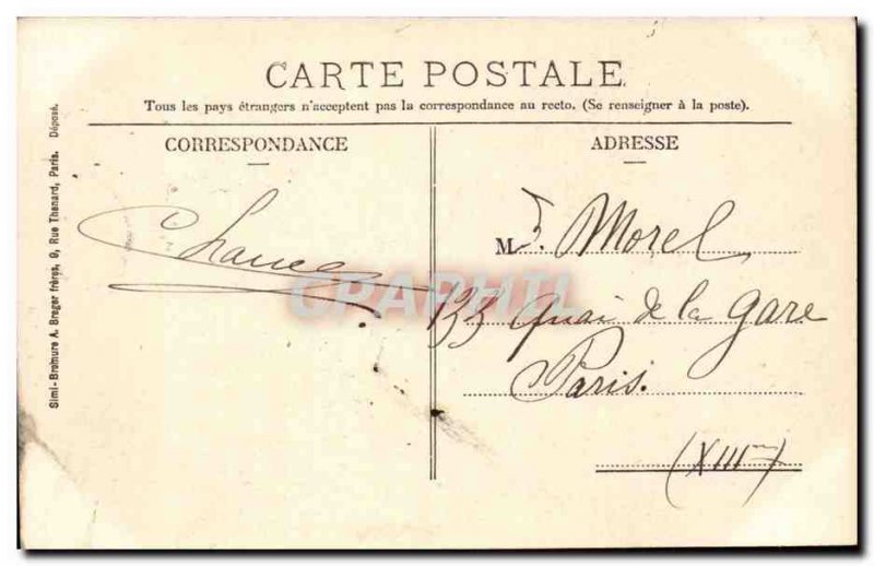 Gisors Old Postcard Church (south side)