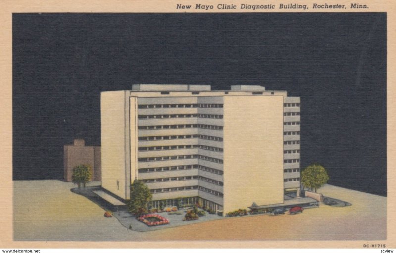 ROCHESTER, Minnesota, 1930-40s; New Mayo Clinic Diagnostic Building