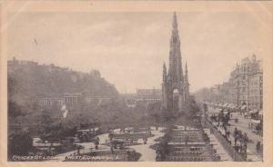 Scotland Edinburgh Princes Street Looking West