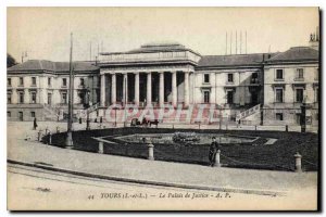 Postcard Old Tours L and L Courthouse