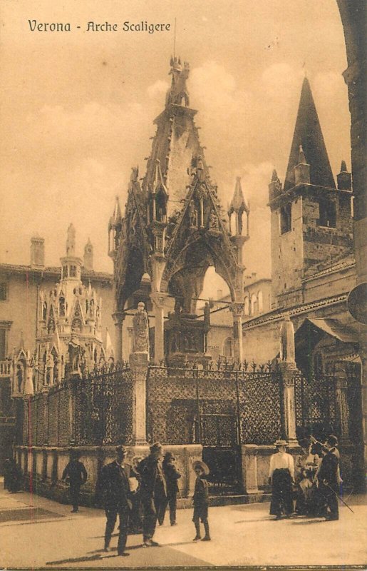 Set of 16 vintage postcards Italy Verona