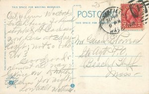 Greenfield Massachusetts Mansion House 1926  White Border Postcard