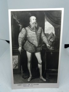 Robert Dudley Earl of Leicester in Later Years Vintage Postcard