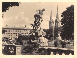 B29776 salzburg st andrakirche  mirabellpark  austria 8x6 cm