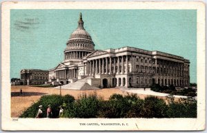 VINTAGE POSTCARD THE UNITED STATES CAPITOL BUILDING AT WASHINGTON D.C. 1908