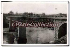 Old Postcard Douarnenez Finistere Harbor Bridge Commercial