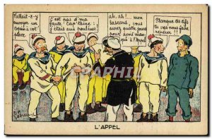 Old Postcard Militaria Humor Illustrator has the call