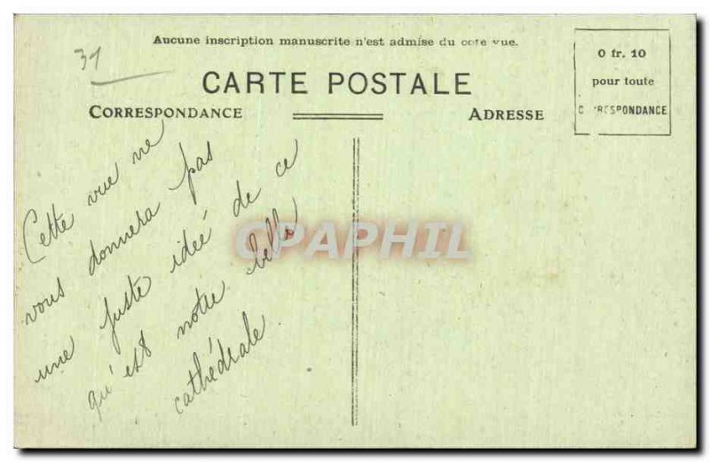 Saint Gaudens - The Cathedral or Collegiate - Old Postcard