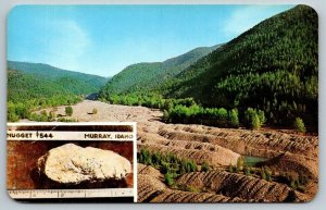 Gold Dredges  Largest Nugget  Murray-Pritchard District   Idaho  Postcard