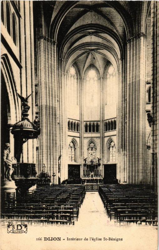 CPA Dijon - Interieur de l'Eglise St-Benigne (633574)