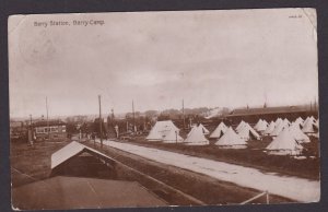 GREAT BRITAIN 1914, Postcard from Barry Camp, WWI
