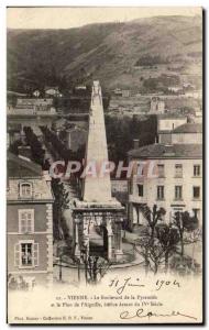 Old Postcard Vienna Plan of Tomb & # 39Aiguille said Pilate