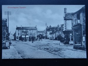 West Riding of Yorkshire GRASSINGTON Main Street & Square c1905 Postcard