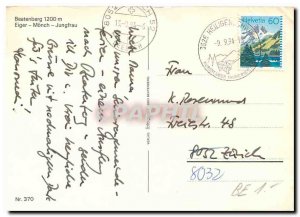 Postcard Modern Beatenberg Eiger Monch Jungfrau
