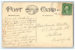 1914 Bath House at the Springs White Sulphur Springs Montana MT Antique Postcard