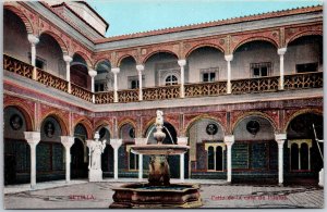 Sevilla Patio De La Casa De Pilatos Spain Palace in Seville Spain Postcard