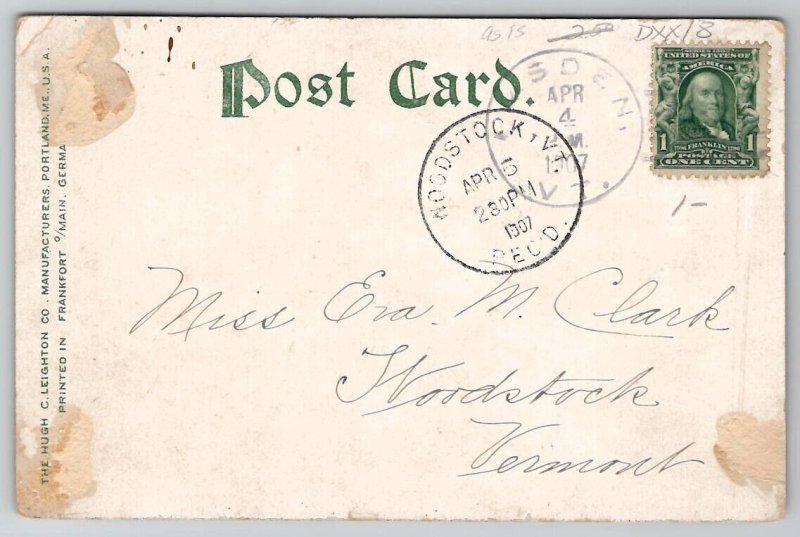 Canada Montreal From Mount Royal Postcard M23