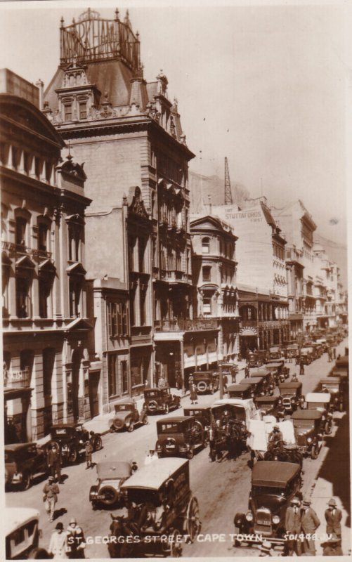 South Africa Cape Town Scene On St George's Street Real Photo