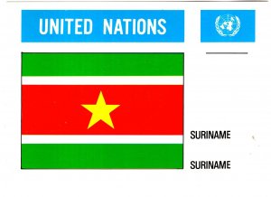 Flag, Suriname, United Nations