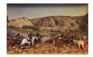 MT - Custer Battlefield National Monument. Custer's Last Stand Diorama