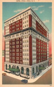 Vintage Postcard Hotel Utica Historical Landmark Utica New York NY WM Jubb. Co.