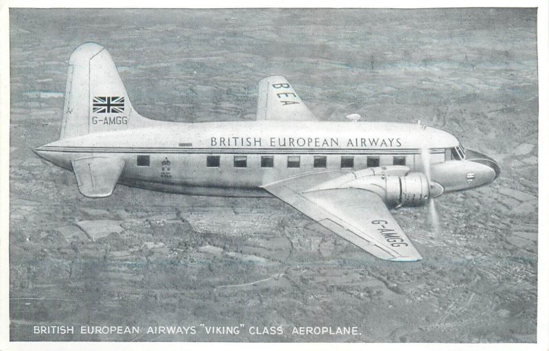 British European Airways Viking Class Aeroplane 