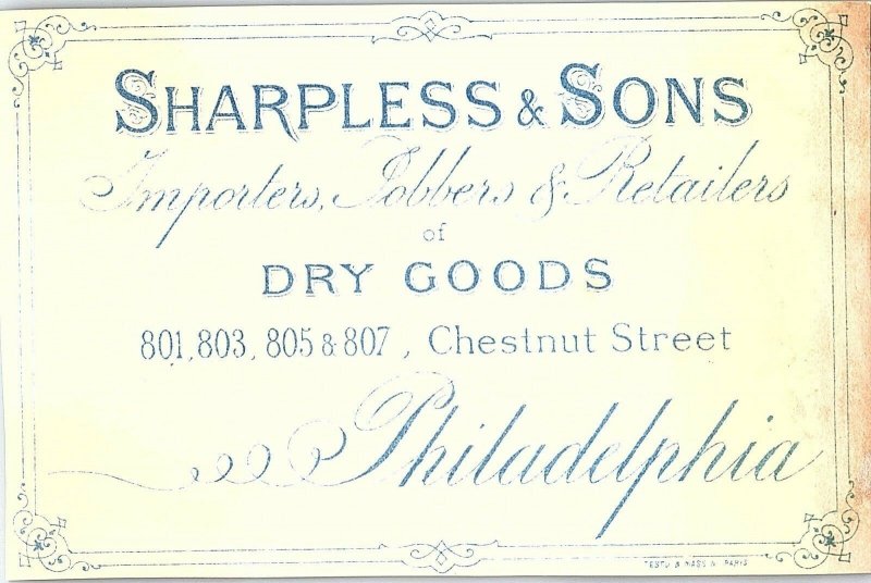 1880's Lovely Lady Sharpless & Sons Lot Of 4 Victorian Trade Card P119