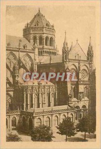 Postcard Old Cathedral of Strasbourg Approval novel Romanischer Teil