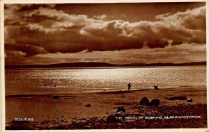 BLACKWATERFOOT ISLE OF ARRAN SCOTLAND UK~BEACH AT EVENING-1930 PHOTO POSTCARD