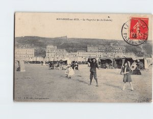 Postcard The Beach Boulogne-sur-Mer France