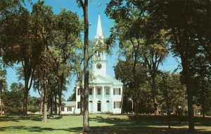 Postcard Litchfield Congregational Church Connecticut