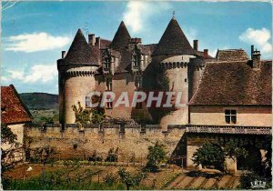 Postcard Modern Castles of the Dordogne Chateau de Fenelon