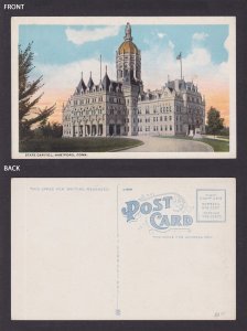 Postcard, United States, Hartford CT, State Capitol