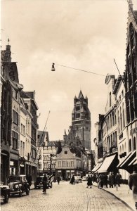 Lot 37 belgium brugge bruges st salvator s cathedral real photo car bike