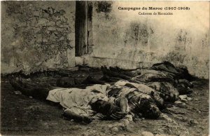 CPA AK Campagne du Maroc (1907-1908) Cadavres de Marocains MAROC (738589)