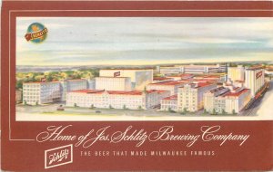 Home of Jos. Schlitz Brewing Company beer manufactory that made Milwaukee famous 