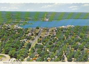 Canada Postcard - Bird's Eye View of Midland - Ontario - Ref 13975A