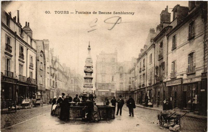 CPA TOURS Fontaine de BEAUNE SEMBLANCAY (611839)