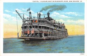 B98908 capitol pleaure boat on mississippi river new orlean usa    ship bateaux