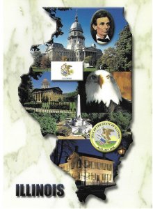 State of Illinois Symbols and Places 4 by 6